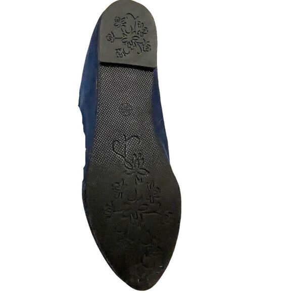 Mixit Velvet Embroidered Flats - Picture 14 of 14